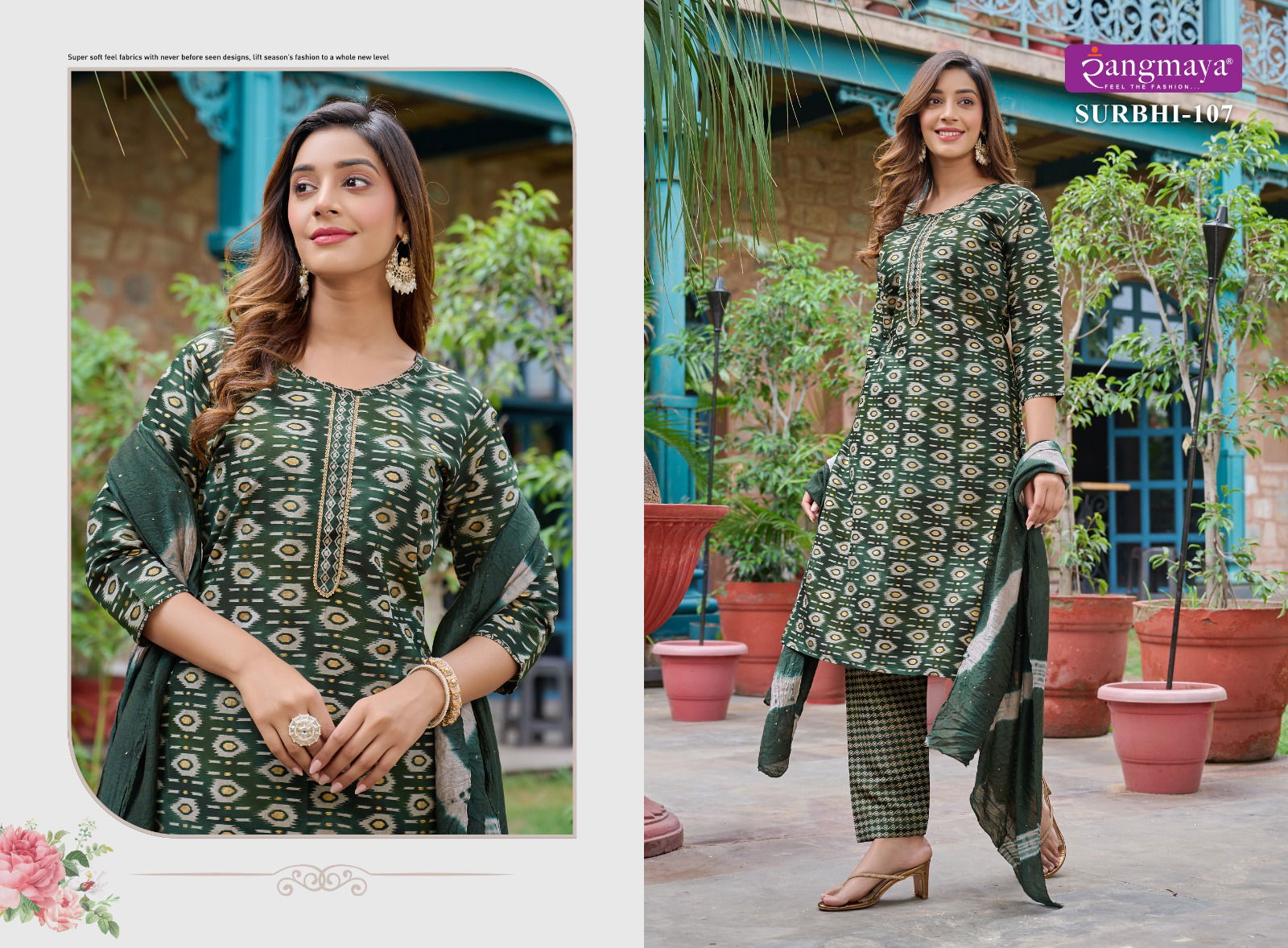 Surbhi By Rangmaya Trending Readymade Suits Catalog
